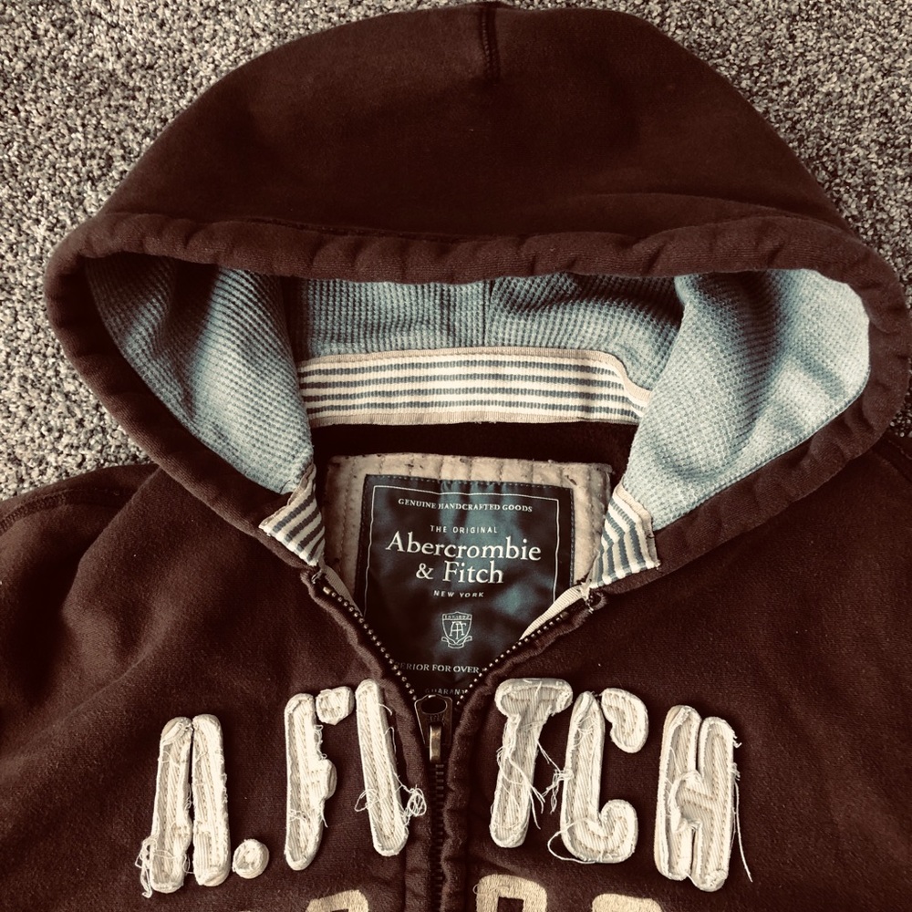 Abercrombie & Fitch heavy full zip hoodie